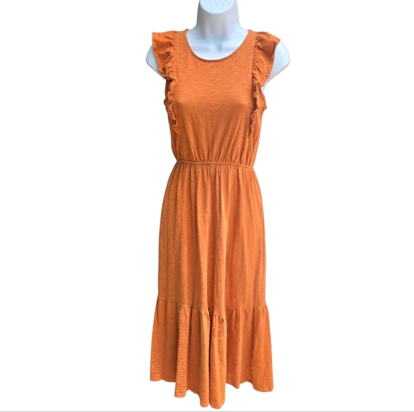 J. Crew Dresses & Skirts - J Crew Flutter Sleeve Midi Dress- XXS Oversized